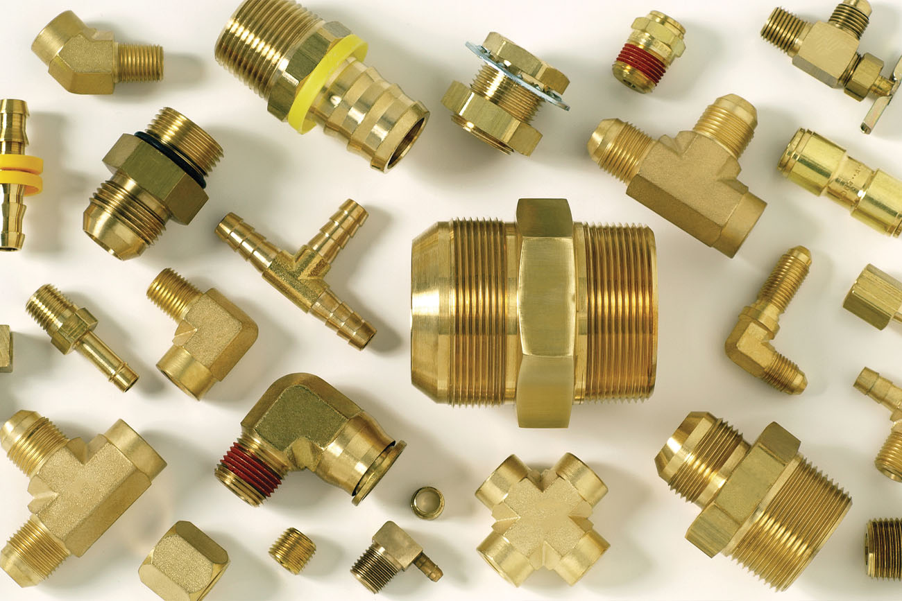 Brass Gas Ferrules and Union